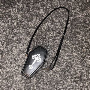 ⚰️Black Coffin Crossbody Bag💀NWT